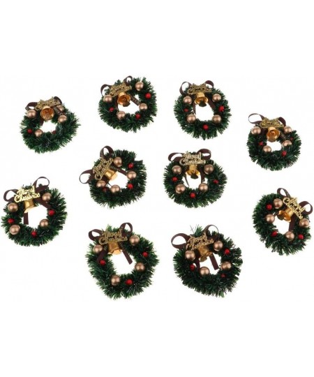 Pack of 10 Miniature Garland Ornaments for Dollhouse Garden Tree Embellishments $20.83 - Dollhouse Accessories