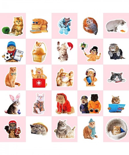 200 Pcs Cat Stickers Cute Cat Waterproof Stickers Vinyl Stickers for Water Bottle Laptop Phone Skateboard Stickers for KidsTe...