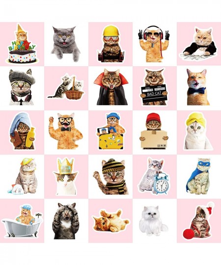 200 Pcs Cat Stickers Cute Cat Waterproof Stickers Vinyl Stickers for Water Bottle Laptop Phone Skateboard Stickers for KidsTe...