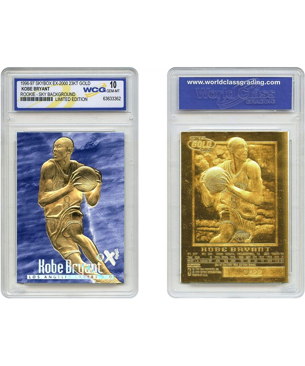 Kobe Bryant 1996-97 EX-2000 Credentials 23KT Gold Rookie Card GEM Mint 10 Blue Sky $26.53 - Trading Cards & Accessories