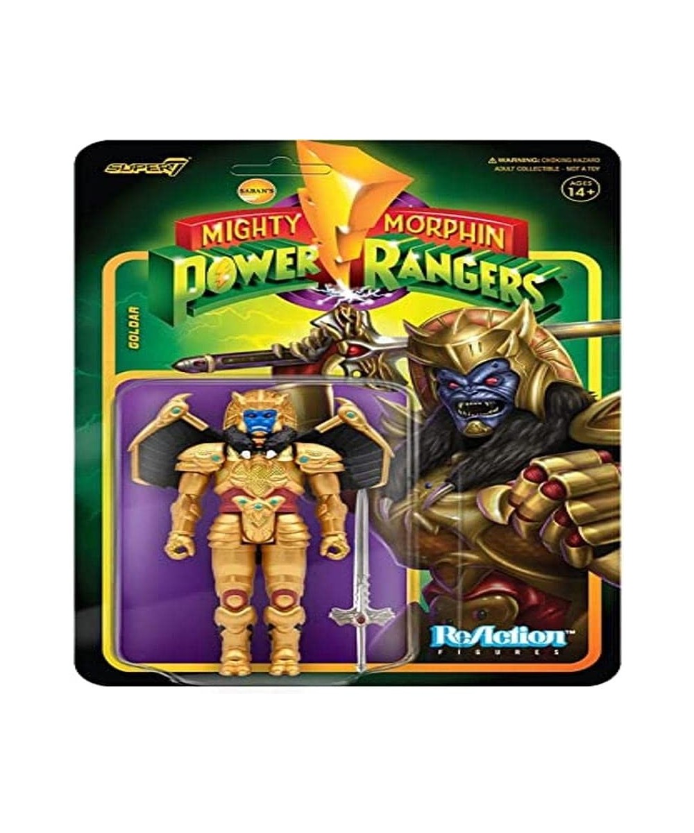 Mighty Morphin Power Rangers Goldar 3.75 in Reaction Figure $26.34 - Action Figures