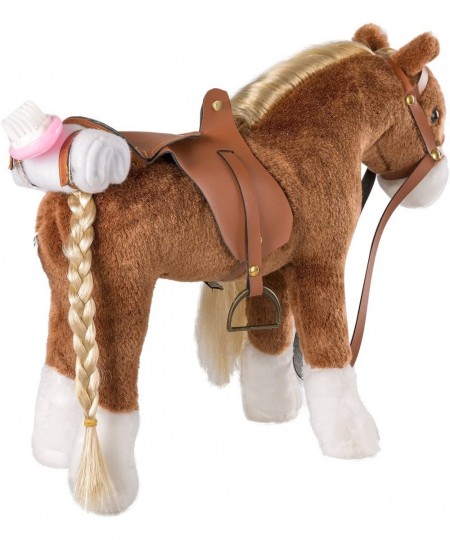 Stuffed Animal Horse Pretty Plush Toy Pretend Play Horse 11 inches Brown $47.64 - Stuffed Animals & Teddy Bears