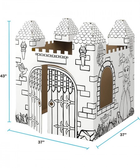 at Play Castle Playhouse Cardboard Playhouse and Craft Activity for Kids $59.07 - Kids' Playhouses