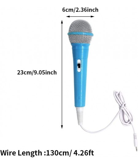 Wired Microphone for Kids Kids Wired Dynamic Singing Mechine Lightweight 3.5mm Jack Handheld Dynamic Microphone for Kids Sing...