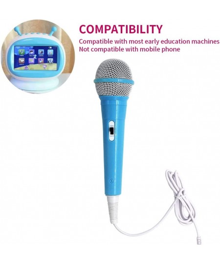 Wired Microphone for Kids Kids Wired Dynamic Singing Mechine Lightweight 3.5mm Jack Handheld Dynamic Microphone for Kids Sing...