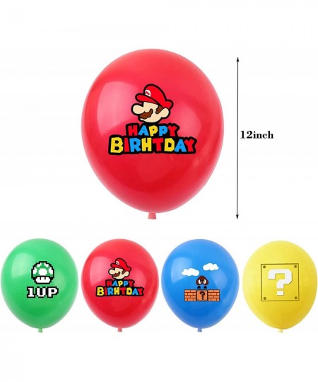 Mario Balloons Mario Birthday Party Supplies Birthday Party Decorations Set of 15 $17.42 - Kids' Party Decorations