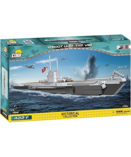 422 Pcs Hc WWII /4828/ U-Boot U-47 Viib $87.13 - Toy Building Sets