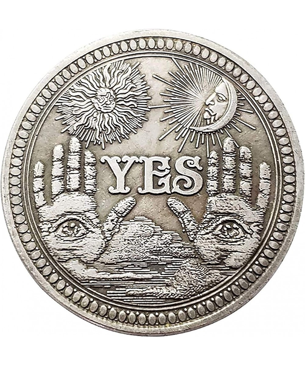 Yes No Challenge Coin Decision Maker Divination Coin(Silver) $21.27 - Novelty Coins