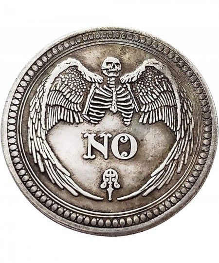 Yes No Challenge Coin Decision Maker Divination Coin(Silver) $21.27 - Novelty Coins