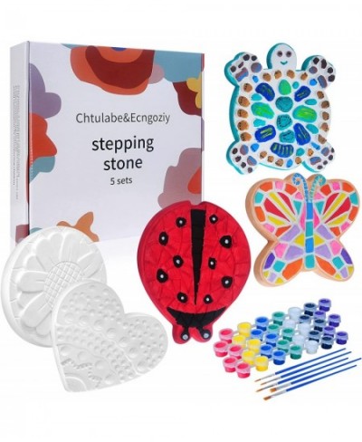 Stepping Stones 5 Piece Set Kids Crafts Crafts for Kids ages4-8-Crafts for Boys Girls 8-12 Years Old Outdoor Toys Birthday Gi...