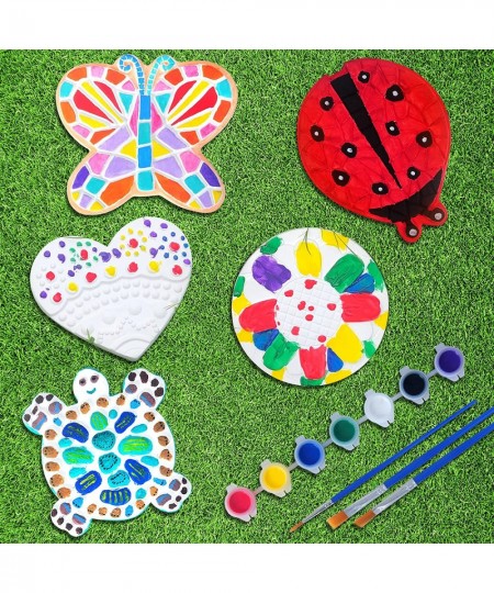 Stepping Stones 5 Piece Set Kids Crafts Crafts for Kids ages4-8-Crafts for Boys Girls 8-12 Years Old Outdoor Toys Birthday Gi...