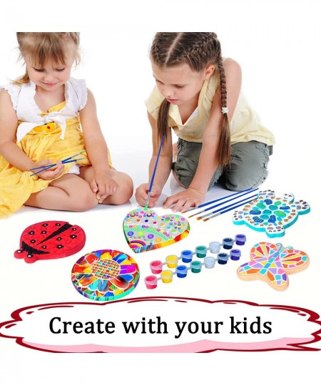 Stepping Stones 5 Piece Set Kids Crafts Crafts for Kids ages4-8-Crafts for Boys Girls 8-12 Years Old Outdoor Toys Birthday Gi...