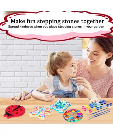 Stepping Stones 5 Piece Set Kids Crafts Crafts for Kids ages4-8-Crafts for Boys Girls 8-12 Years Old Outdoor Toys Birthday Gi...