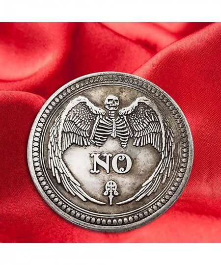 Yes No Challenge Coin Decision Maker Divination Coin(Silver) $21.27 - Novelty Coins