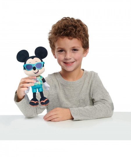 Disney Street Beach Small Plush Mickey Mouse 9-Inch Stuffed Animal Officially Licensed Kids Toys for Ages 2 Up Amazon Exclusi...