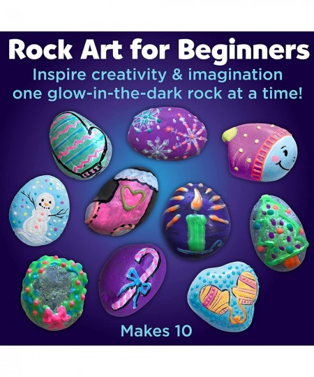 Glow in the Dark Rock Painting Kit - Painting Rocks Kids Craft Arts and Crafts for Kids Ages 6-8+ Creative Gifts for Kids $16...