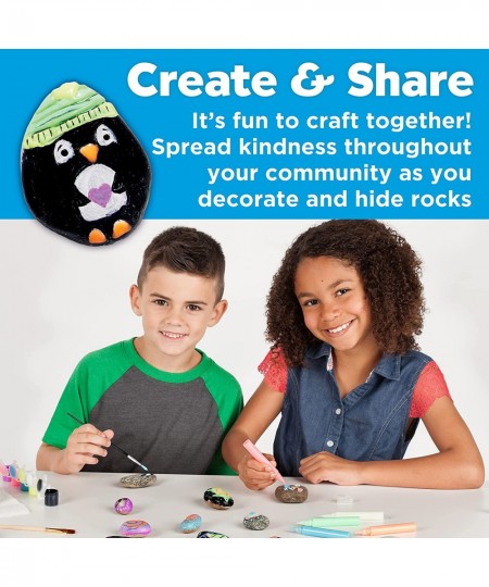 Glow in the Dark Rock Painting Kit - Painting Rocks Kids Craft Arts and Crafts for Kids Ages 6-8+ Creative Gifts for Kids $16...