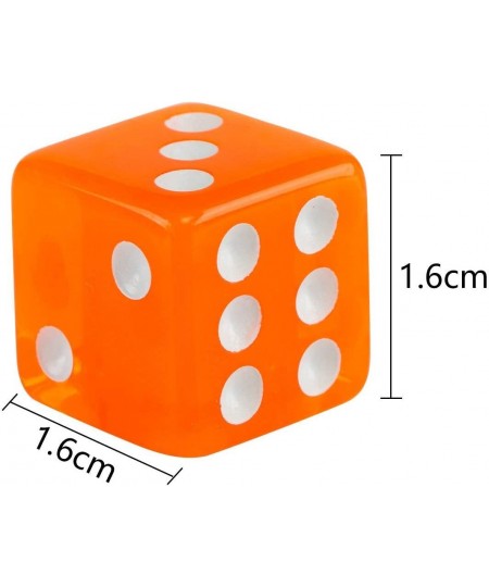 40 Pieces 6-Sided Game Dice Set 8 Translucent Colors Dice for Board Games and Teaching Math $16.89 - Game Accessories