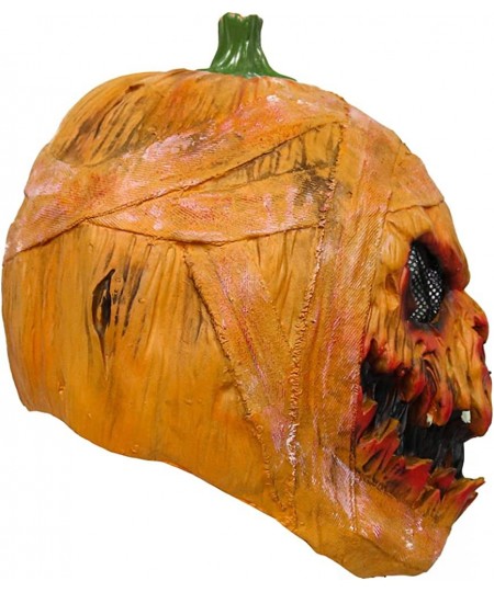 Halloween Pumpkin Mask Scary Pumpkin Monster Mask Creepy Full Head Latex Mask for Halloween Party Cosplay Costume $30.53 - Ki...