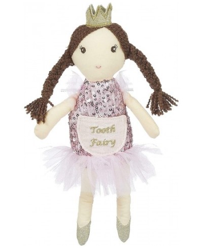 | Princess Caroline Tooth Fairy Pillow Stuffed Plush Doll with Pocket | Perfect First Loose Tooth Gift for Daughter Granddaug...