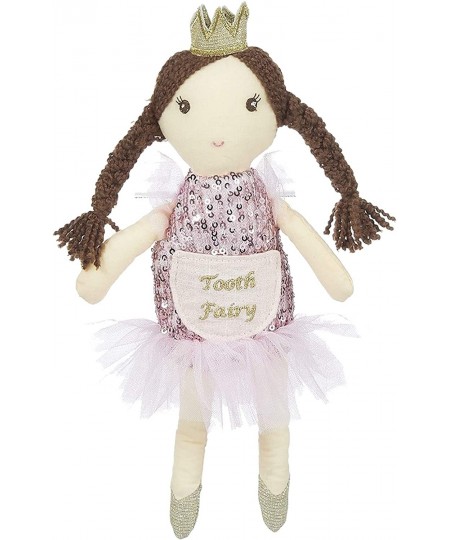 | Princess Caroline Tooth Fairy Pillow Stuffed Plush Doll with Pocket | Perfect First Loose Tooth Gift for Daughter Granddaug...