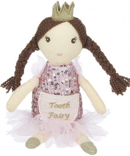 | Princess Caroline Tooth Fairy Pillow Stuffed Plush Doll with Pocket | Perfect First Loose Tooth Gift for Daughter Granddaug...