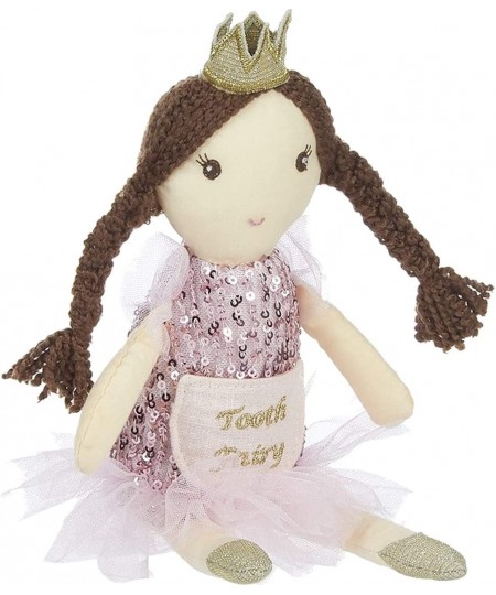 | Princess Caroline Tooth Fairy Pillow Stuffed Plush Doll with Pocket | Perfect First Loose Tooth Gift for Daughter Granddaug...