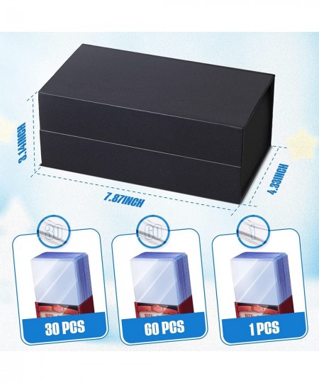 Regular Sports Card Storage Boxes with Clear Protect Sleeves for Cards Storage Box to Organize Trading Cards Baseball Cards F...