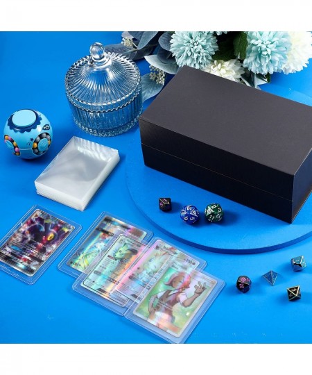 Regular Sports Card Storage Boxes with Clear Protect Sleeves for Cards Storage Box to Organize Trading Cards Baseball Cards F...