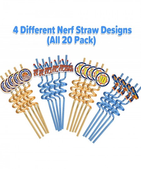 Dart War Plastic Straws for Boy Dart War Gun Birthday Party Supplies Decoration War Obstacles Party Favors $22.23 - Kids' Par...