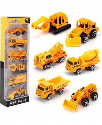 Alloy Truck Mini Pocket Size Construction Models Play Vehicles Toy Trucks for Boys Age 2 3 4 Kids Party Favors Cake Decoratio...