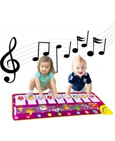 Baby Piano Mats ALITREND Baby Dance Mat Electronic Kids Musical Keyboard Play Mat Animal Touch Play Blanket Funny Toys for Bo...