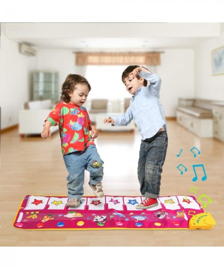 Baby Piano Mats ALITREND Baby Dance Mat Electronic Kids Musical Keyboard Play Mat Animal Touch Play Blanket Funny Toys for Bo...