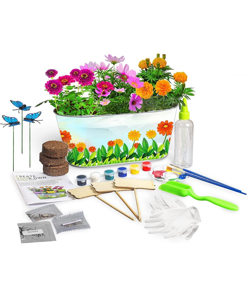 Kids Flower Planting Growing Kit - Kids Gardening Plant and Paint Arts Crafts Set All Ages Both Girls and Boys $17.15 - Toy G...