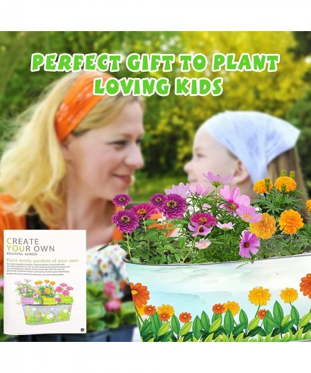 Kids Flower Planting Growing Kit - Kids Gardening Plant and Paint Arts Crafts Set All Ages Both Girls and Boys $17.15 - Toy G...