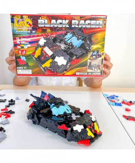 Hamacron Constructor Black Racer | 306 Pieces | 9 Models | Age 7+ | Creative Educational Construction Toy Block | Made in Jap...