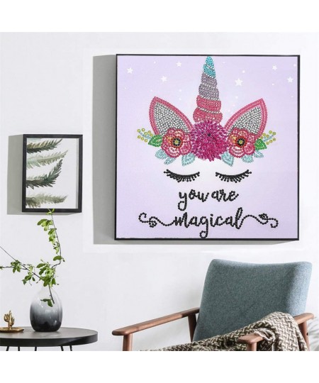 Diamond Painting Kits for Kids and Adults Painting by Number Kits Craft DIY Painting for Home Wall Decor (Unicorn) $18.16 - C...