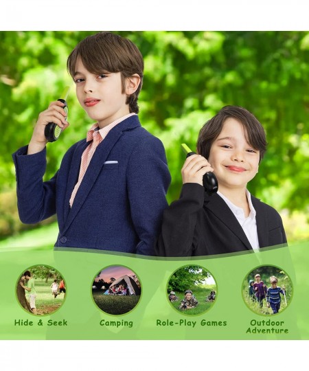 2 Pack Walkie Talkie Toy for Kids 22 Channel Kids Two Way Radios with Backlit & LCD Torch 3KM Range Walky Talky Kid Outdoor T...