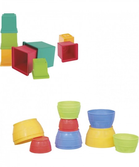 Stack and Nest Barrels and Blocks Bundle Toy for Babies and Toddlers 1 Year and Up 16 Piece Set (Amazon Exclusive) $16.47 - E...