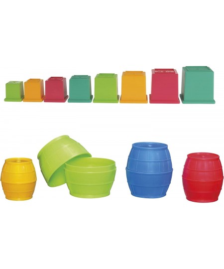 Stack and Nest Barrels and Blocks Bundle Toy for Babies and Toddlers 1 Year and Up 16 Piece Set (Amazon Exclusive) $16.47 - E...