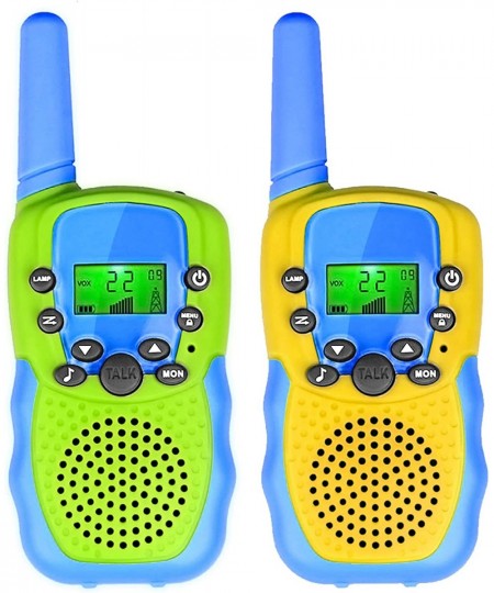 Kids Walkie Talkie 2 Pack Walkie with 22 Channels LCD Screen VOX Flashlight 10 Call Tones $49.99 - Kids' Walkie Talkies