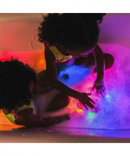 Sammy Water-Activated Bath Toy with 6 Reusable Light-Up Cubes for Sensory Play $41.98 - Bathtub Toys