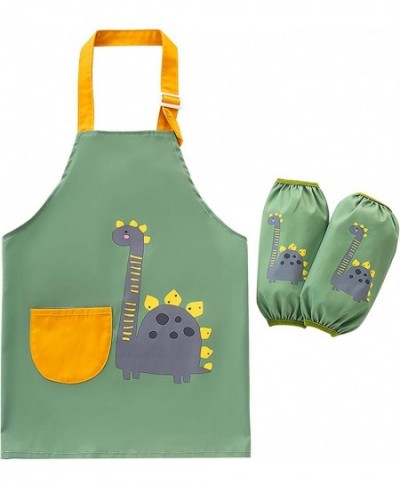 Kids Apron for Painting Baking Cooking Children Kitchen Chef Aprons with Hat and Pocket for Boys and Girls $20.84 - Kids' Art...