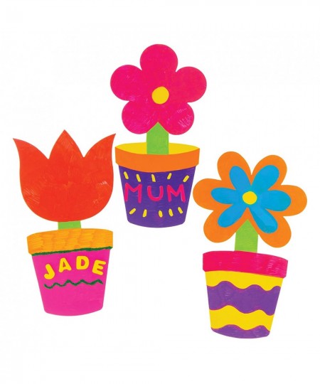 AT377 Flowerpot Card Blanks - Pack of 30 Spring Craft Blanks for Kids Arts and Crafts $18.45 - Kids' Drawing & Writing Boards