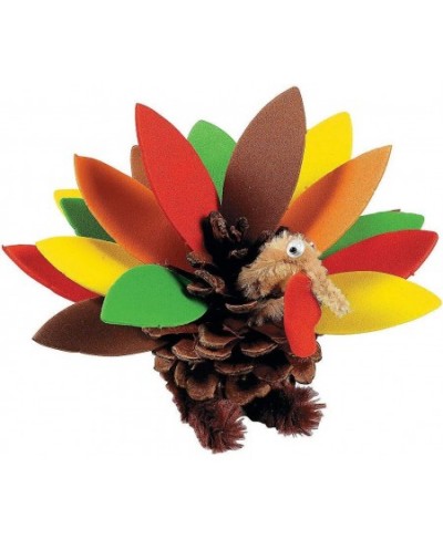 Pinecone Turkey Craft Kit - Makes 12 - DIY Thanksgiving Crafts for Kids $35.14 - Kids' Drawing & Writing Boards