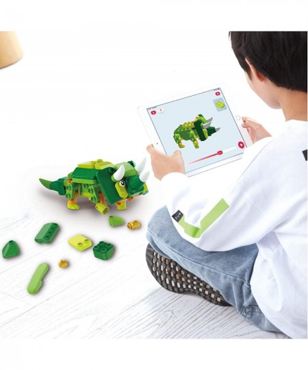 BOTZEES GO! Dinosaur Robots for Kids Building and Electric Remote Control Toys STEM Learning Toys for Kids Ages 3+ Boys Toys ...