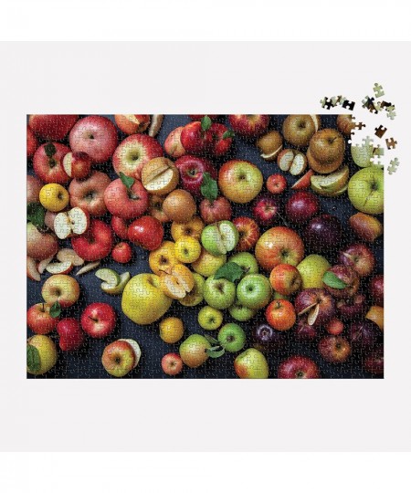 Heirloom Apples 1000 Piece Puzzle from - 27" x 20" Puzzle Beautiful Art by Julie Seabrook Ream Thick and Sturdy Pieces Fun an...