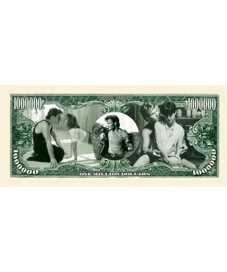 Pack of 10 - Patrick Swayze Million Dollar Bills $16.09 - Gags & Practical Joke Toys