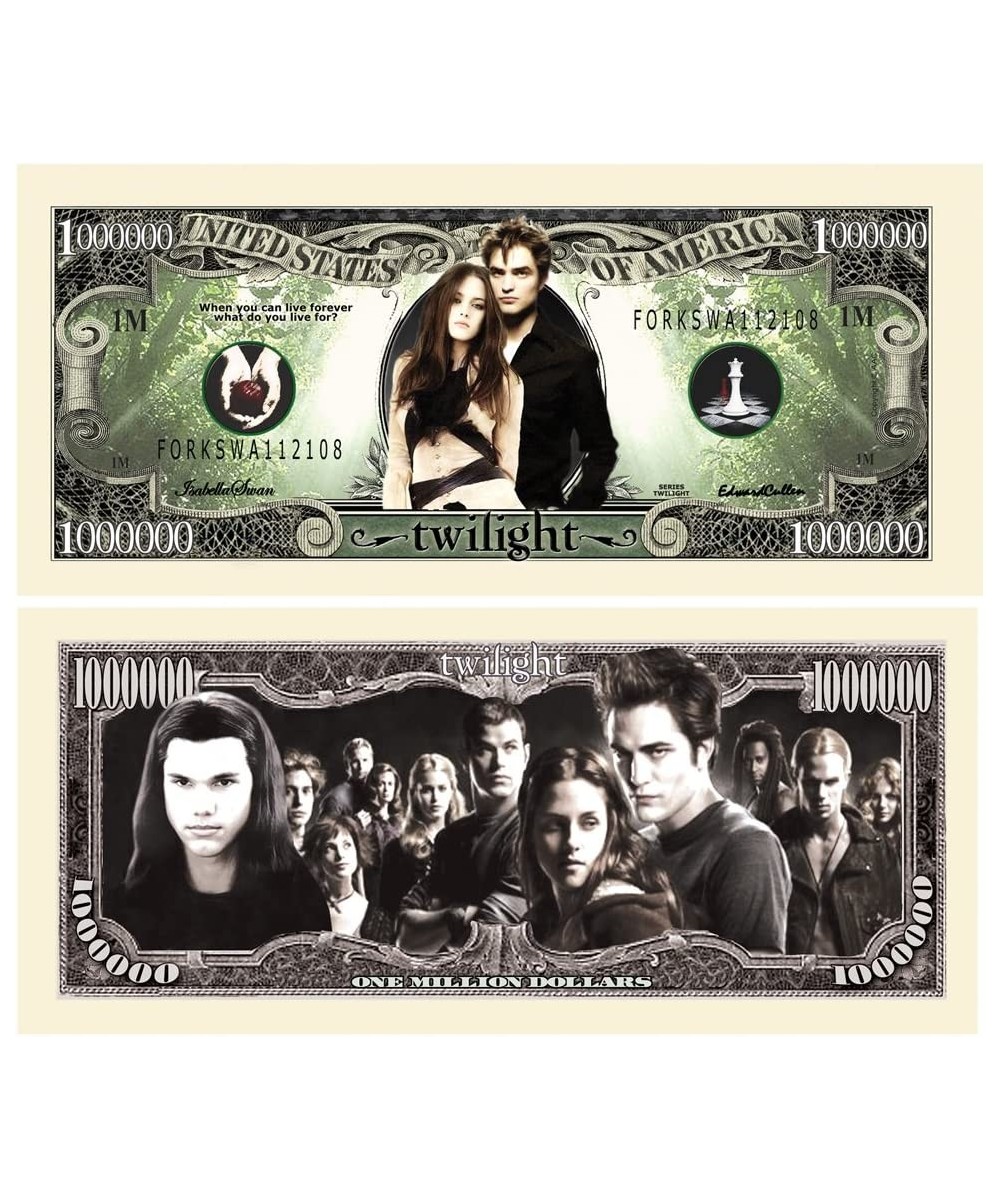 Set of 10 - Twilight Million Dollar Bill $17.21 - Gags & Practical Joke Toys