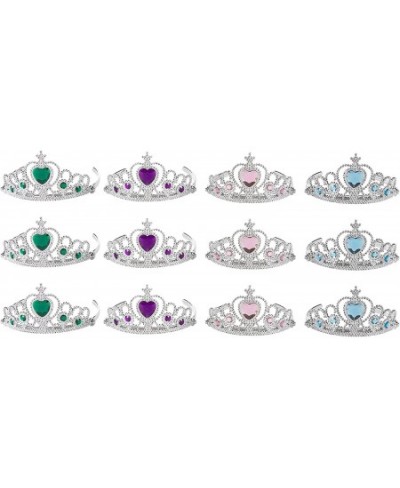 12 Pack Princess Tiaras for Girls Costume Dress Up Accessories Birthday Party Favors $25.67 - Kids' Party Hats